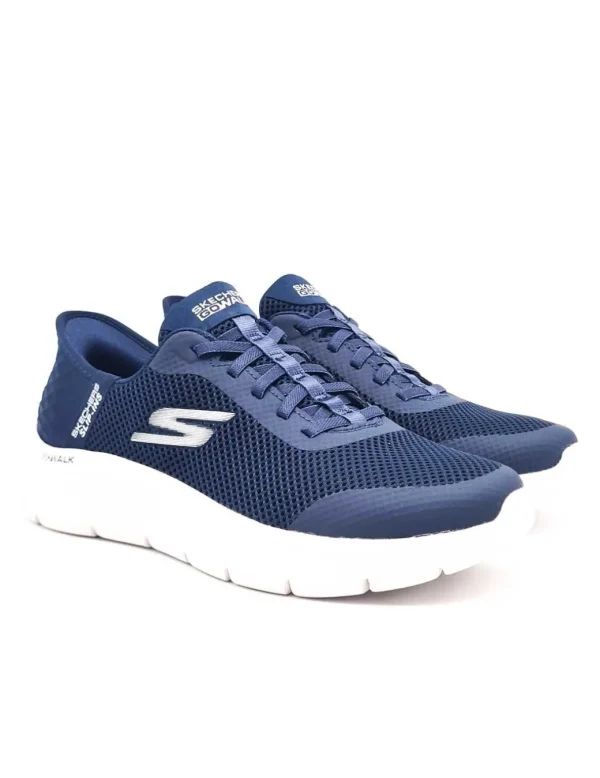 SKECHERS 124836 MARINO/BLANCO